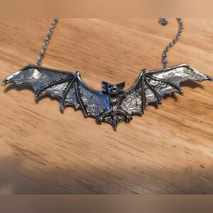 Bat Pendant Necklace - Gothic Women Jewelry by Alchemy Gothic